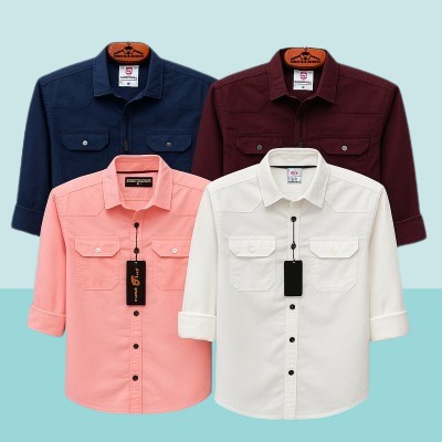 NDP Full Sleeve Shirt For Man 04pcs