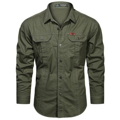 Long Sleeve Panel Shirt For Man