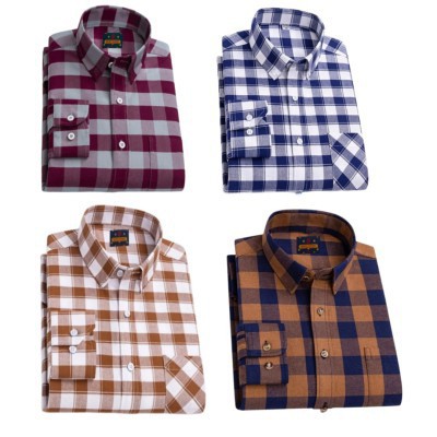 Premium Check Shirt For Man 4pcs