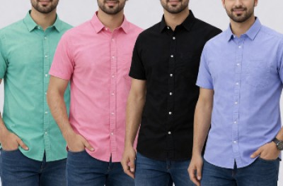 Short Sleeve Shirt For Man 4pcs