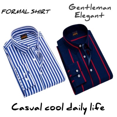 Full Sleeve check Formal Shirt for man 2pcs