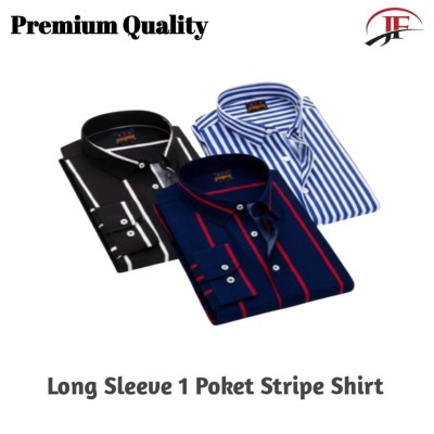 Full Sleeve check Formal Shirt for man 3pcs