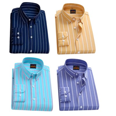 Full Sleeve check Formal Shirt for man 4pcs