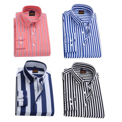 Full Sleeve check Formal Shirt for man 4pcs