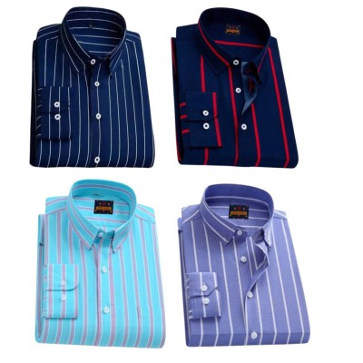 Full Sleeve check Formal Shirt for man 4pcs